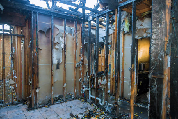 Professional Fire Damage Repair technician working in East Dublin, GA